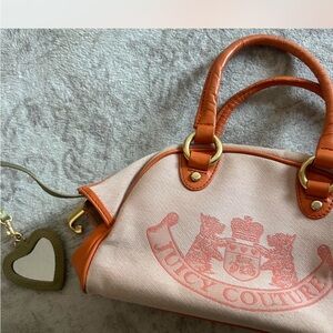 Juicy Couture Pink and Orange Satchel